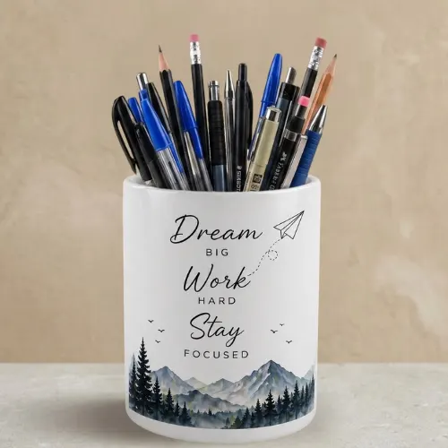Pen Stand Mug Customized