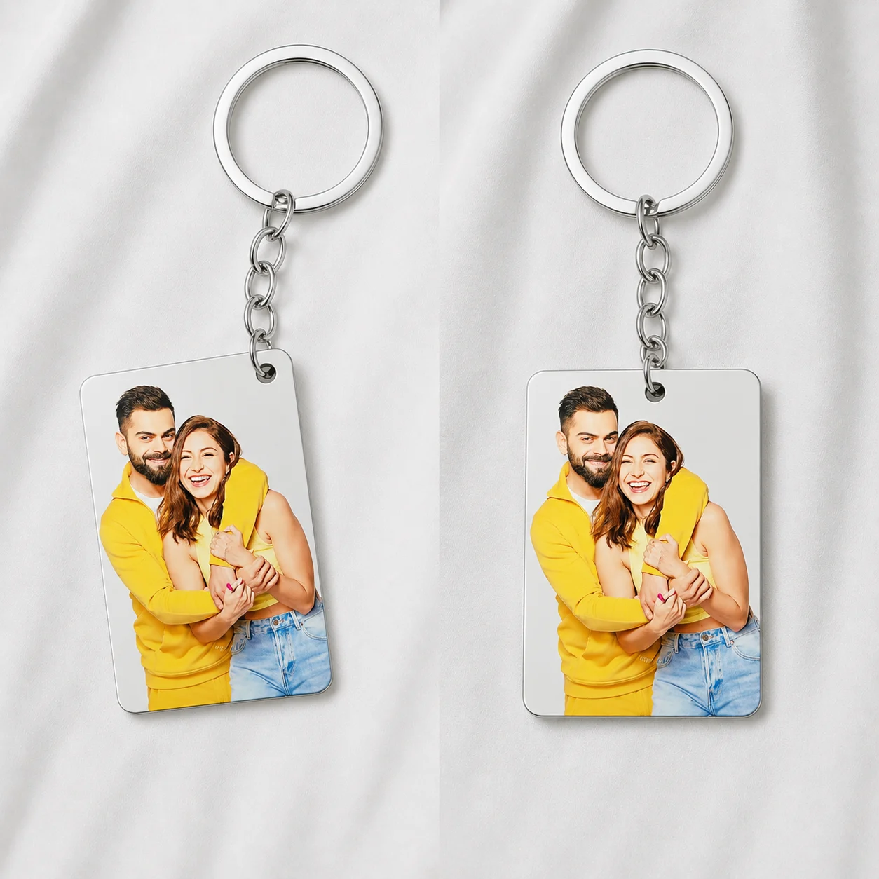 Pure Metal Keychain Customized
