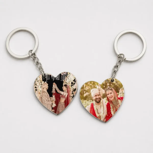 Pure Metal Keychain Heart