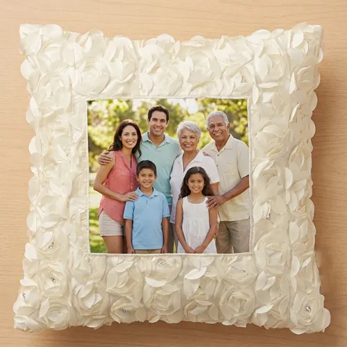 Rose White Square Customized