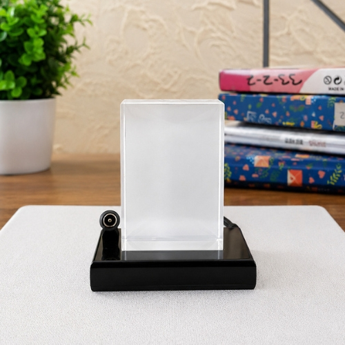 LED-lit Acrylic Photo Frame Rectangular Prism